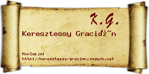 Keresztessy Gracián névjegykártya